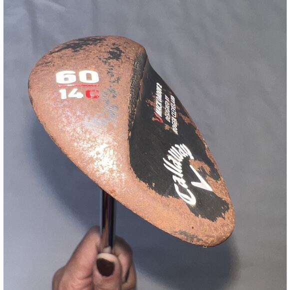 Callaway Mack Daddy 2 60° 14C Lob Wedge Rusty Raw Roger Cleveland Steel Shaft - Picture 3 of 14